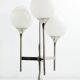 Reggiani/Sciolari style 1970s 3 armed chrome table lamp
