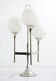 Reggiani/Sciolari style 1970s 3 armed chrome table lamp