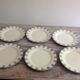 Série de 6 assiettes plates Terre de Fer