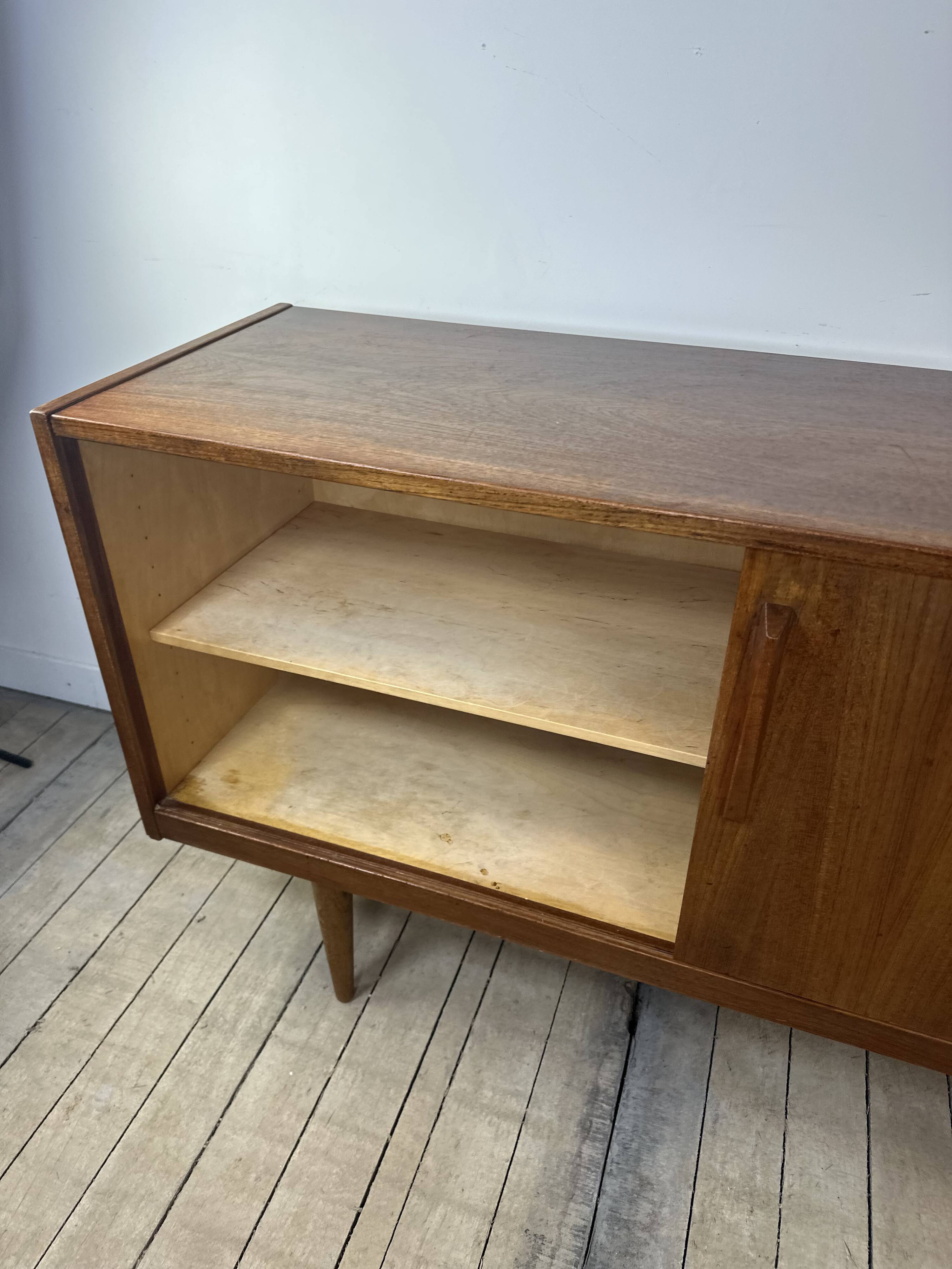 Vintage Scandinavian teak sideboard 1970s