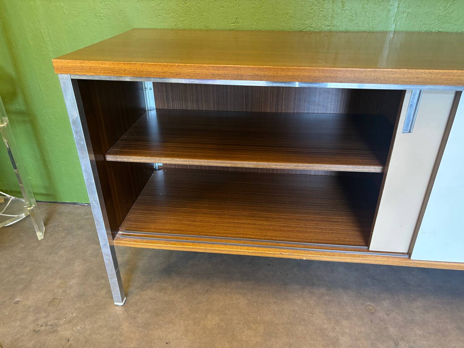 70s sliding door sideboard