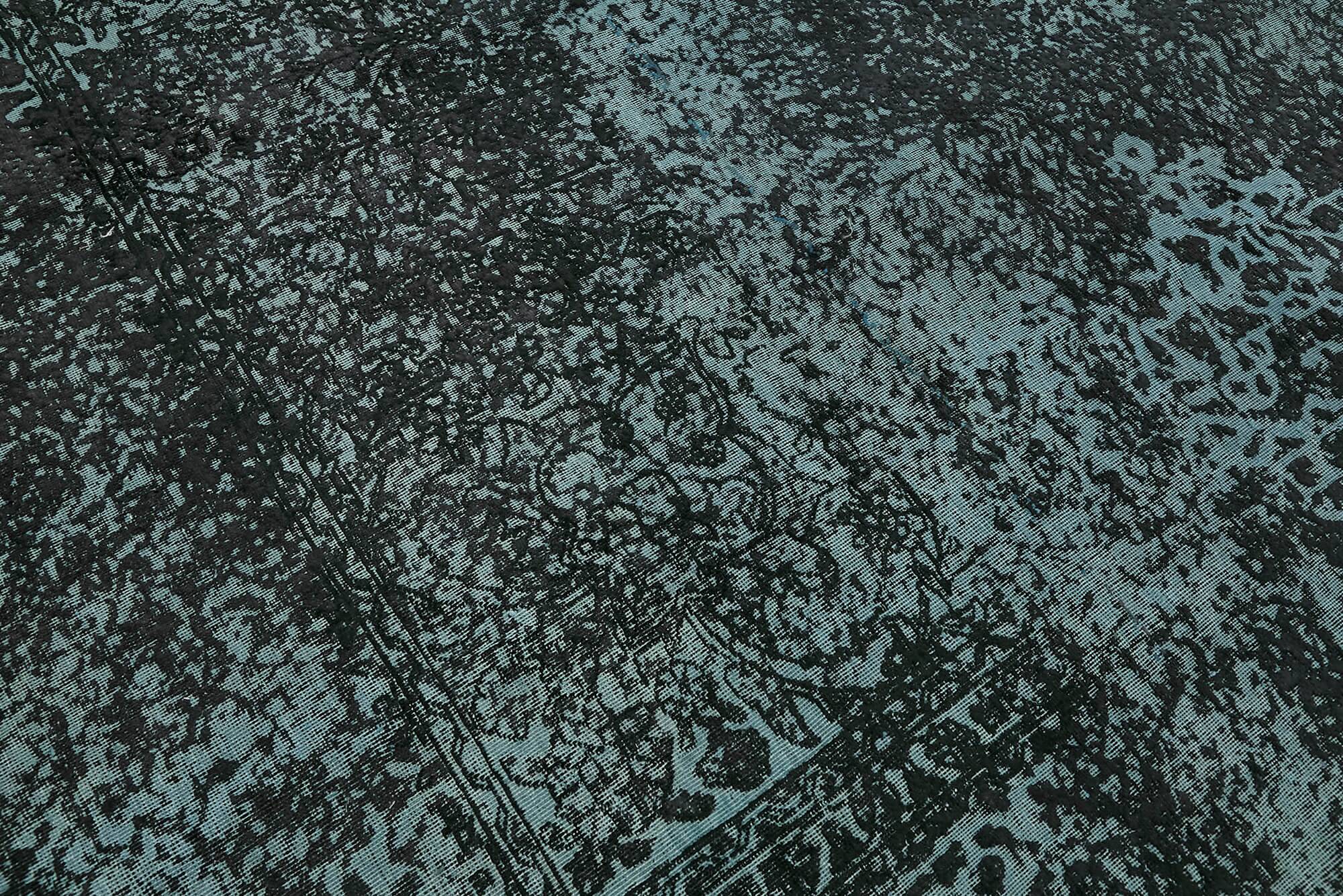 Handmade Oriental Decorative 1980s 294 cm x 401 cm Black Wool Carpet