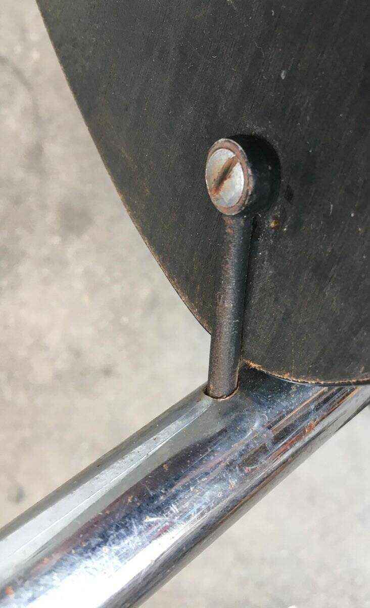 Table basse trépied allemande mi-siècle de Mauser Werke Waldeck