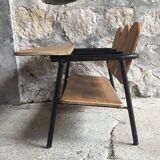 3-seater children's bench or desk - vintage school furniture 1950