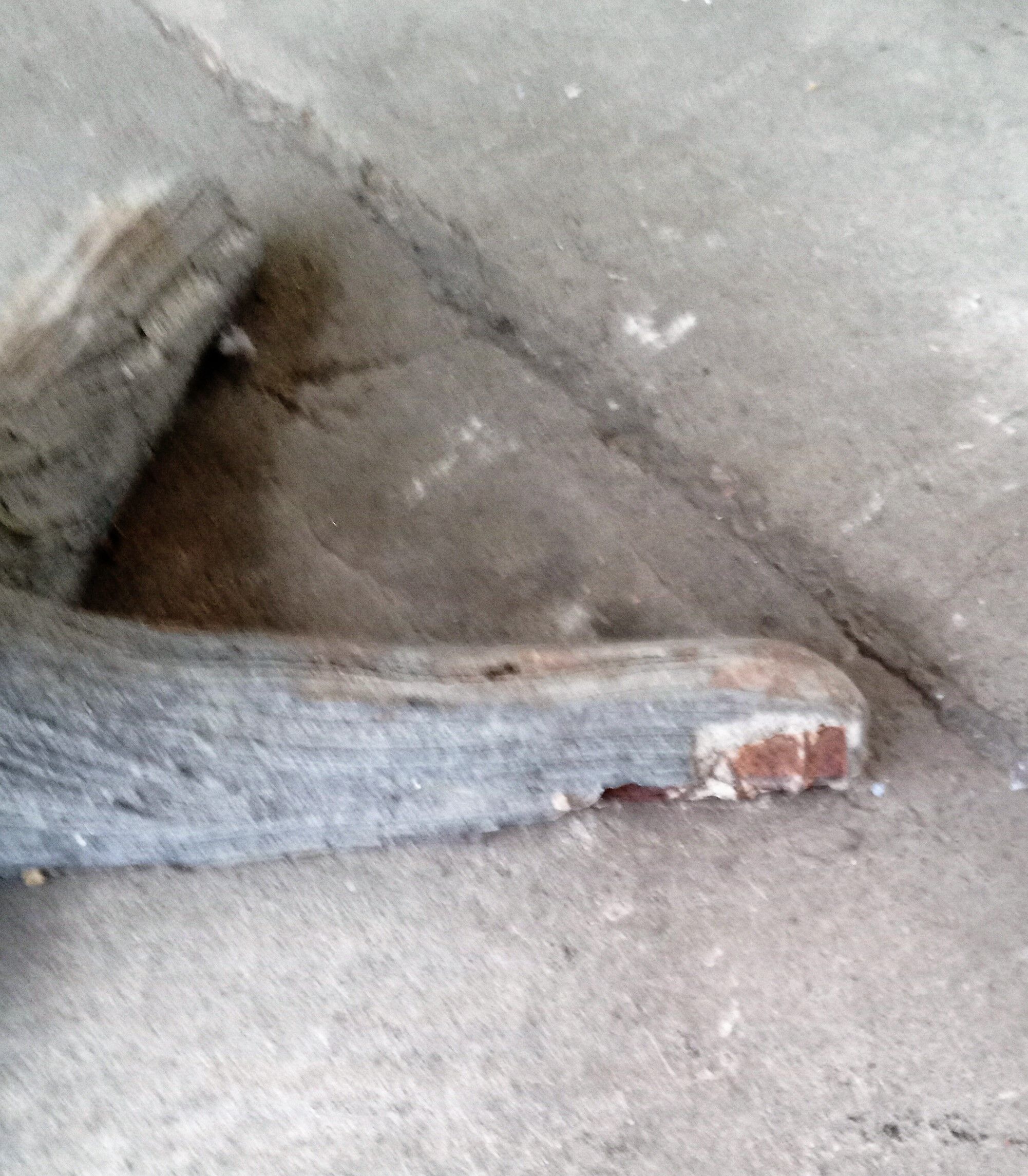 Wood-style cement garden table