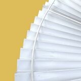 Vintage pleated floral pendant light – 70s