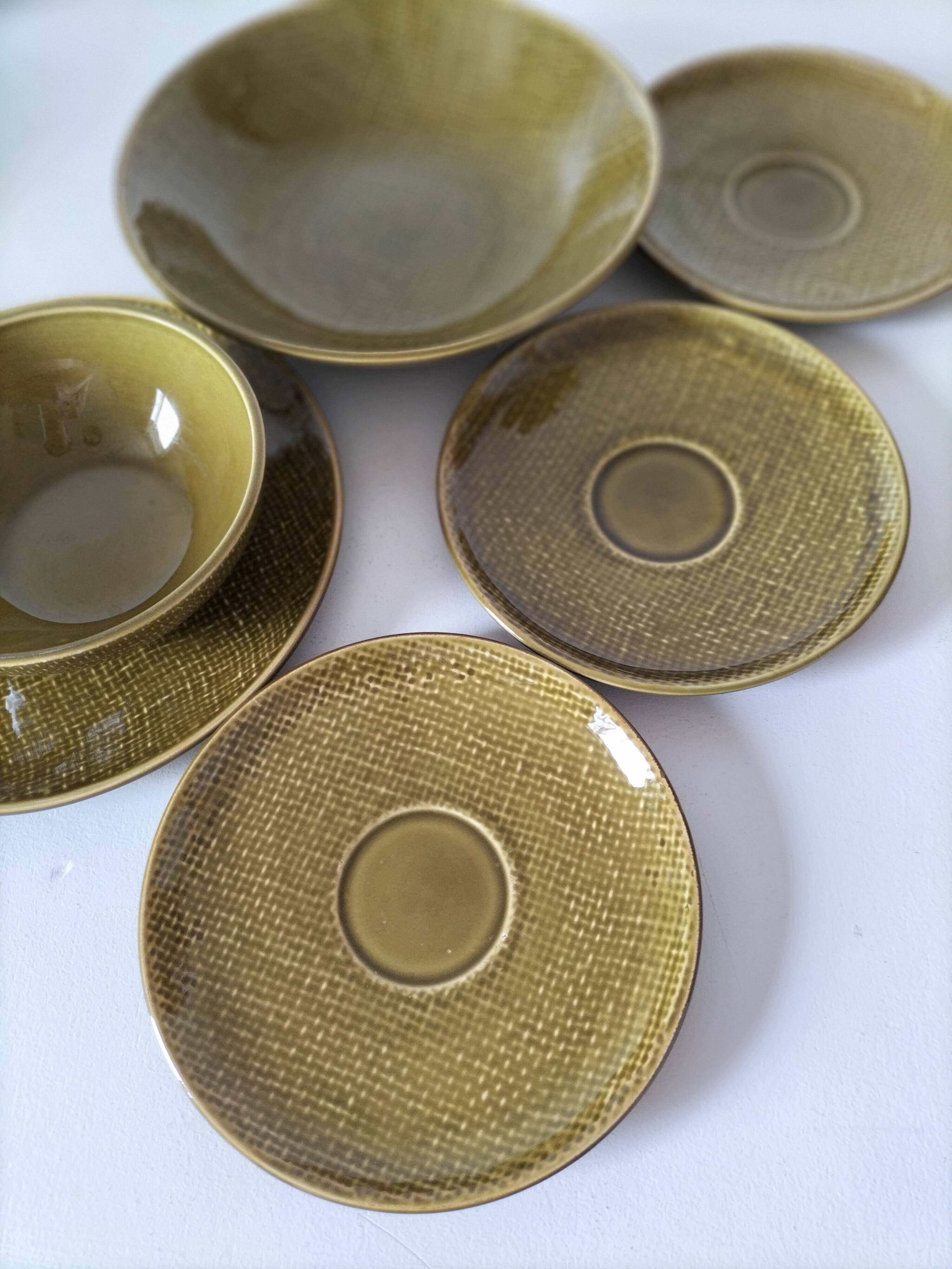 Brunch set - vintage Salins tableware - Miramar model