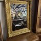 Miroir en bois sculpté
