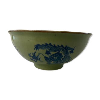 China bowl China cracked celadon apocryphal marking KANGXI (1662-1722) Qing XIX