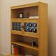 Henning Kjærnulf Oak Bookcase with Glass Doors, Danish 1960s