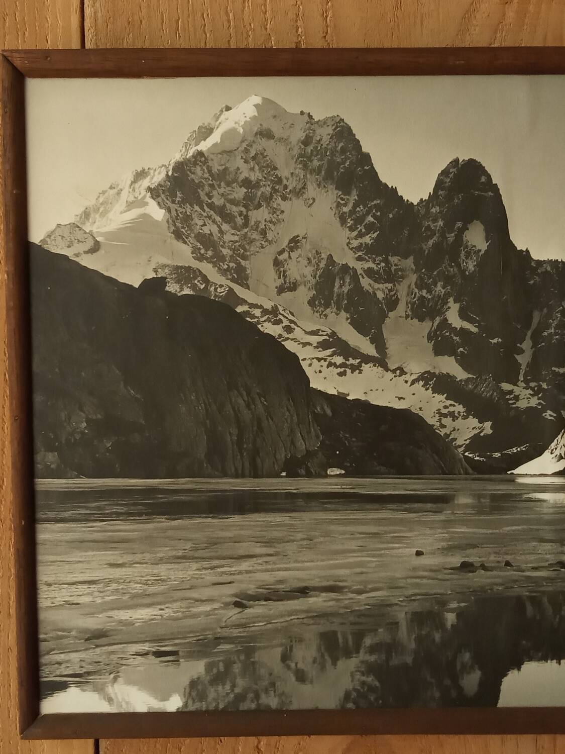 Vintage mountain photo