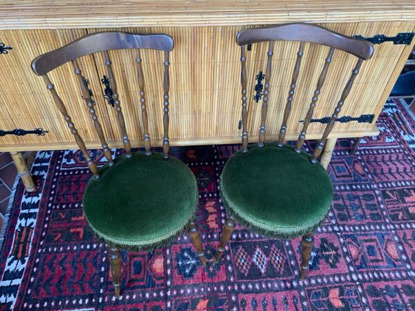 Chaises Western vintage