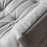 Sofa 3 places leather designed by Michel Ducaroy 1973