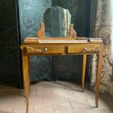 Art Deco dressing table in solid oak