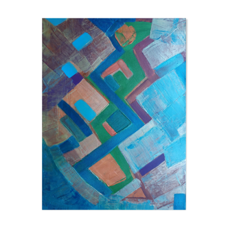 Canvas the blue thread