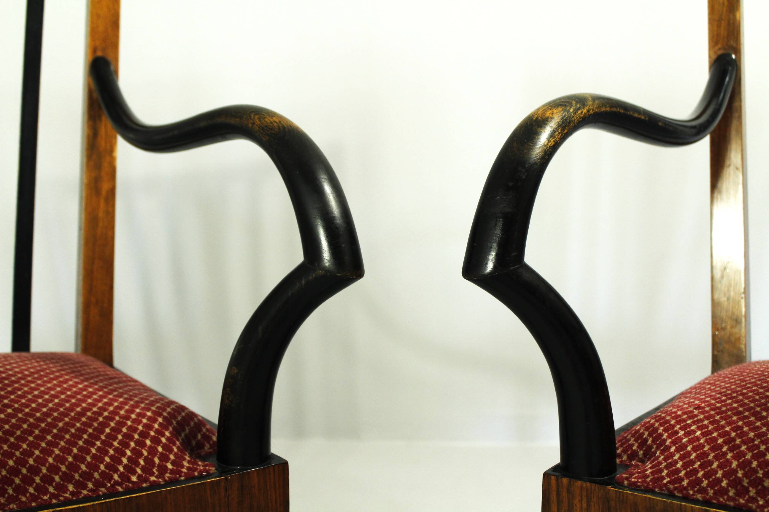 Pair of Large Palace Armchairs, Art Deco, Austria 1920