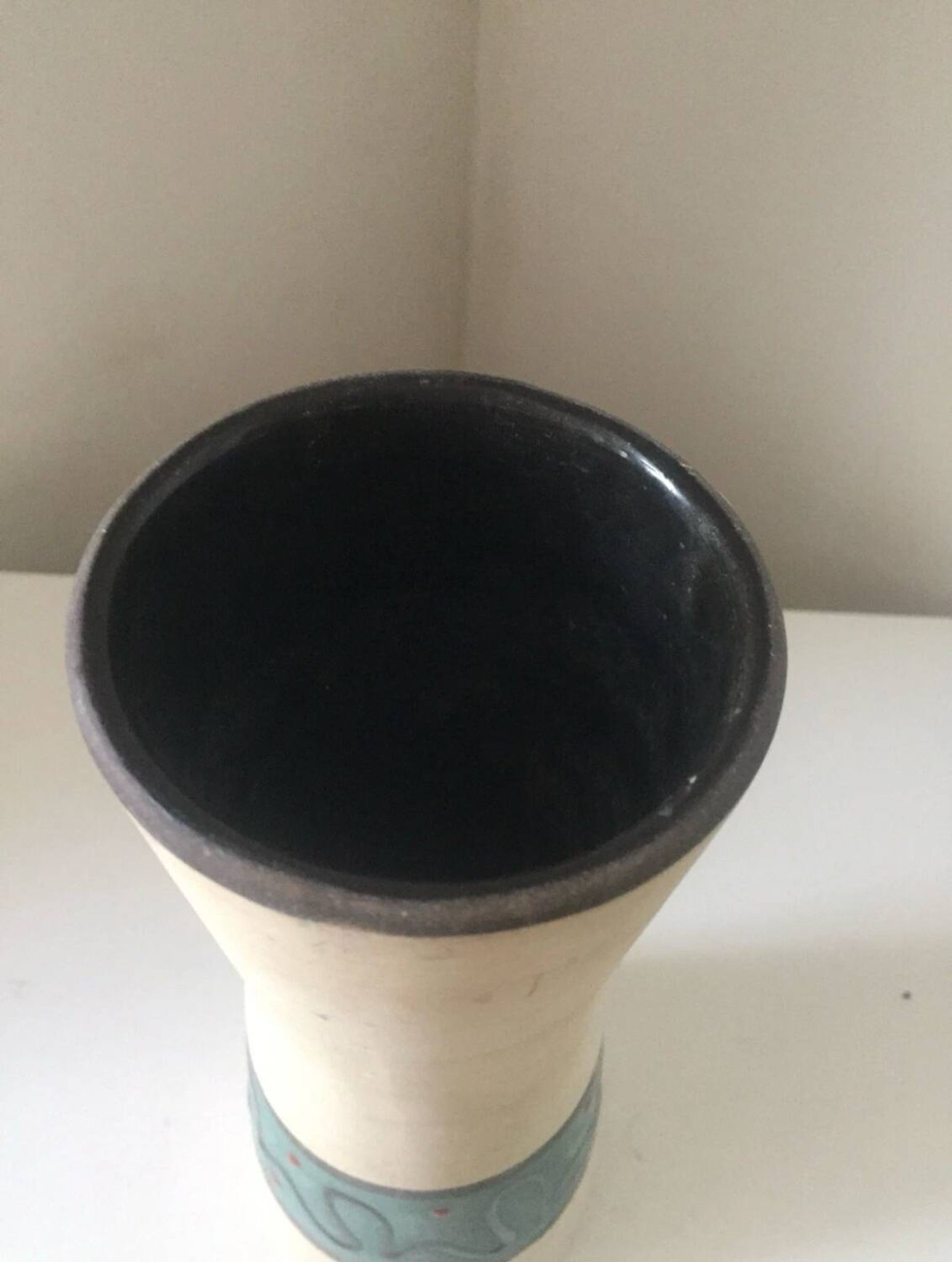 Vase West Germany décor modernist vintage 1950