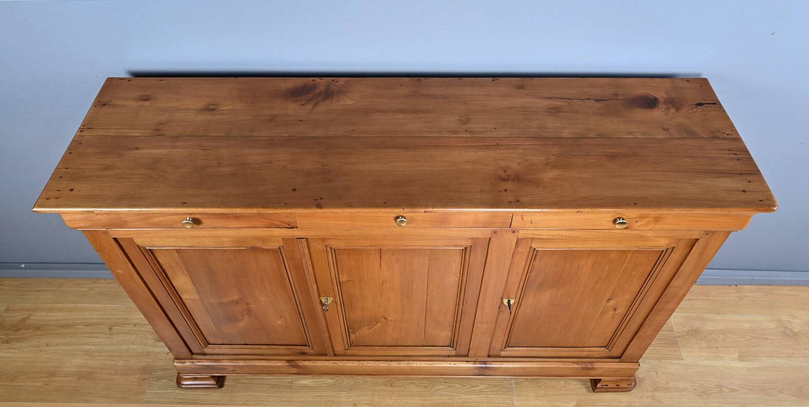 Enfilade in Cherry Wood, Louis-Philippe style – Late 19th century