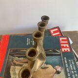 Bronze candleholder, 1970s