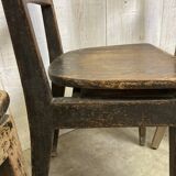 Series of 3 "taberna" chairs