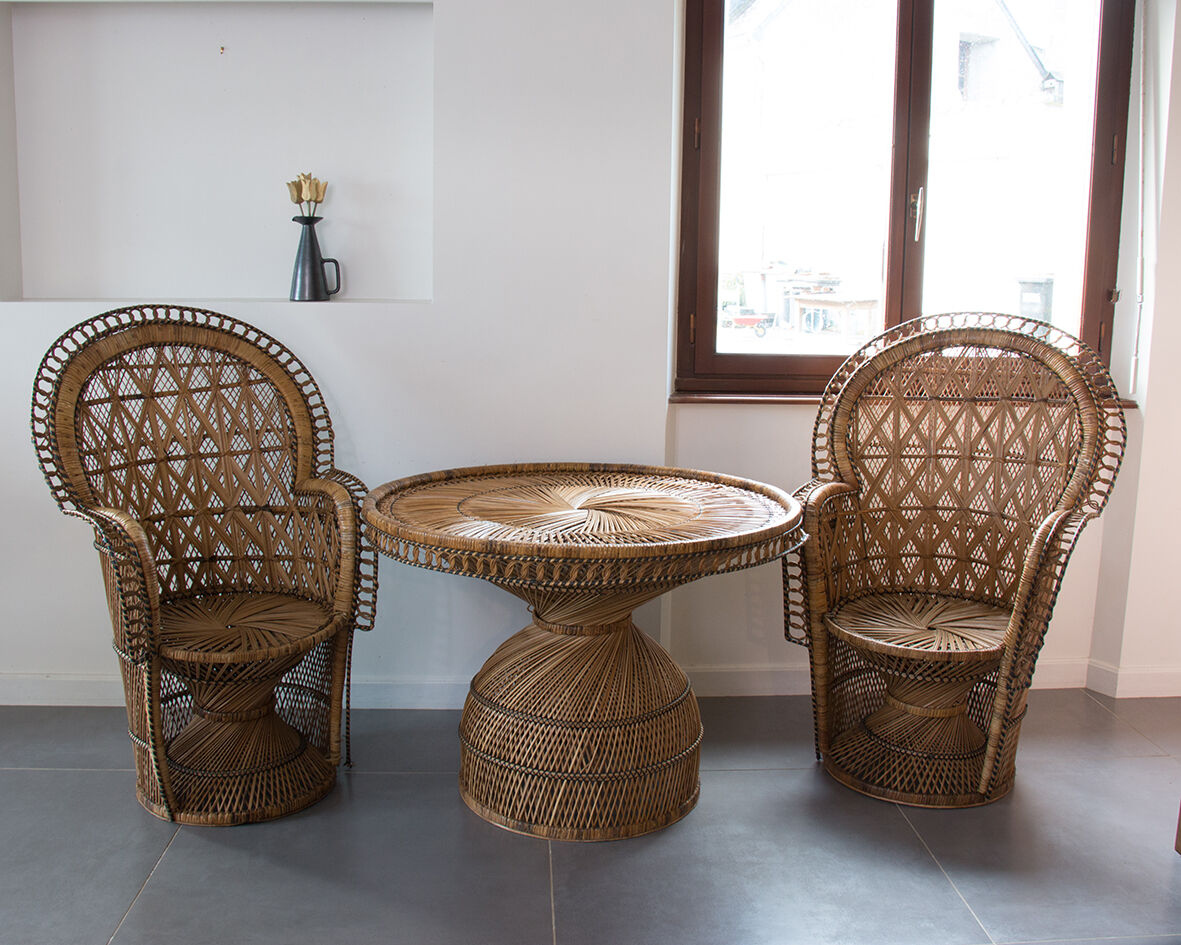 Emmanuelle rattan lounge set