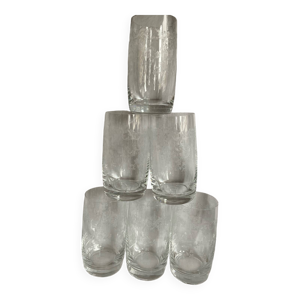 verres hauts en cristal