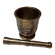 Mortar with pestle