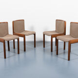 Set of 4 vintage Italian chairs 1970
