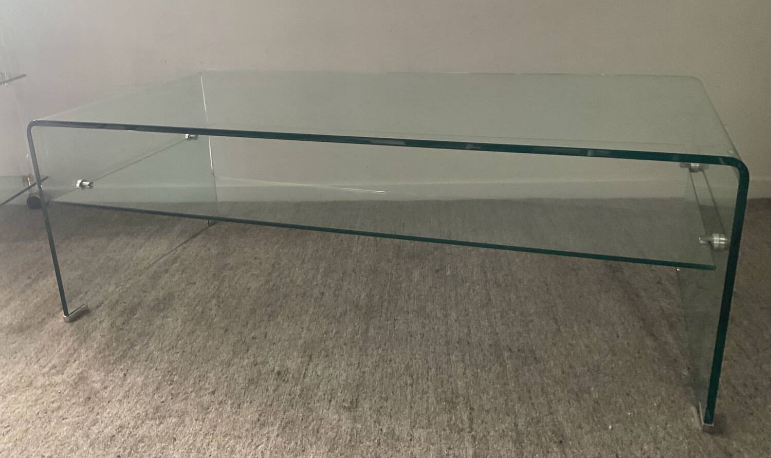 80s Glass Coffee Table
