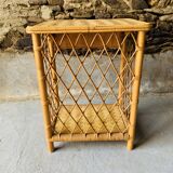 Rattan nightstand