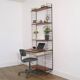 Etagere/bureau autopotante en teck, string design 1960