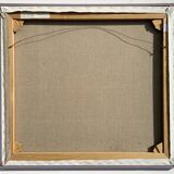 Vintage Surreal oil Painting by Gunar Thoren 1997