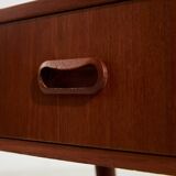 Restored teak nightstand