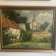 Large antique oil painting