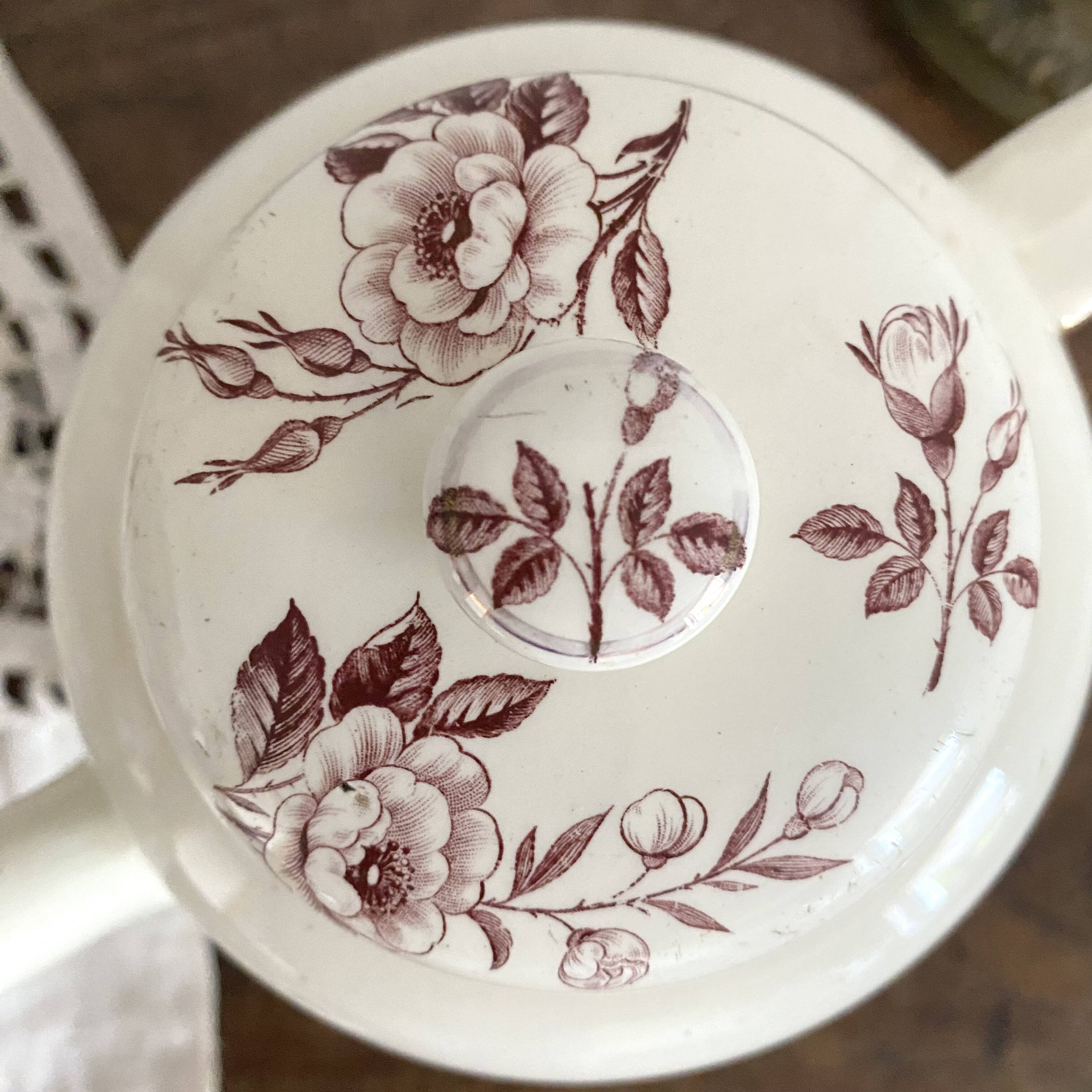 Antique ironstone teapot