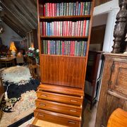 Mid century retro vintage wall unit bookcase danish design by poul hundevad rosewood 1950-1960