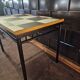 Table design in the style of Le Corbusier.