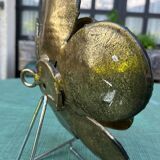 Vintage flower bronze wall lamp