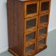 Vintage Dutch Beech & Pine Haberdashery Shop Cabinet / Vitrine, 1950s