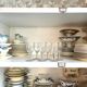 6 verres à pied en cristal guilloché
