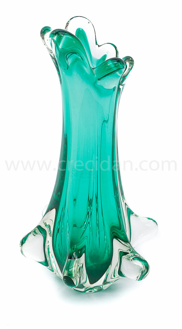 Vase Murano « Chambord » Vert