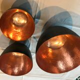 Hammered metal jars