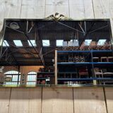 Miroir empire laiton