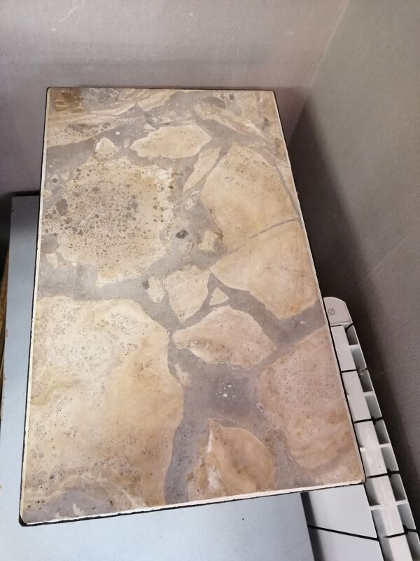 Table basse plateau en pierre