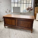 Drapery oak counter 1900