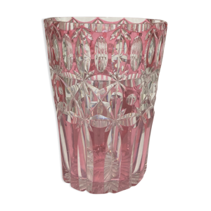 Vase cristal val saint - lambert