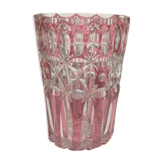 Vase cristal val saint lambert