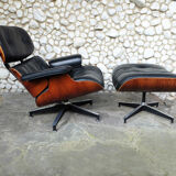 Lounge chair & ottoman rosewood from Rio by Charles & Ray Eames edition Herman Miller USA, 1970