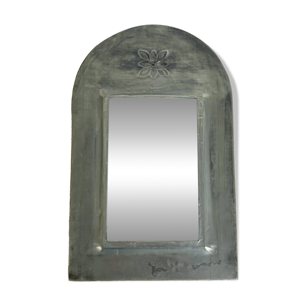 Miroir métal style campagne — Beyit