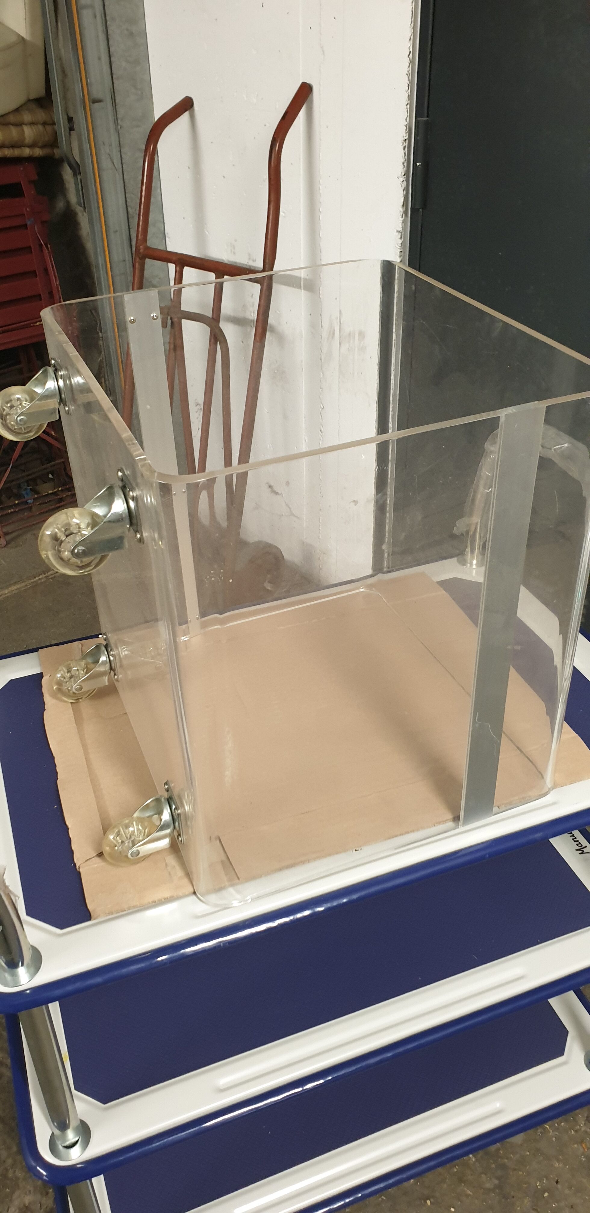 Plexiglas coffee table